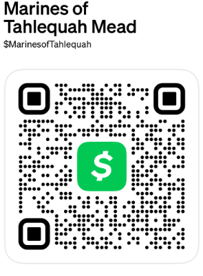 Cash App QR Code for Marines of Tahlequah